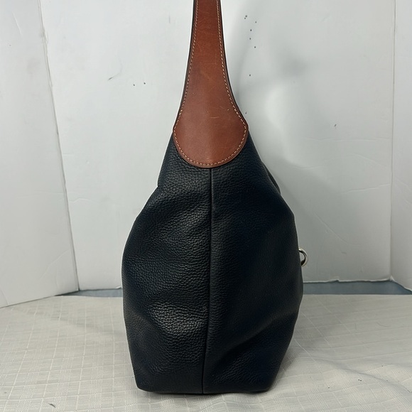 Dooney & Bourke Black Pebble Grain Shoulder Bag - Picture 3 of 11